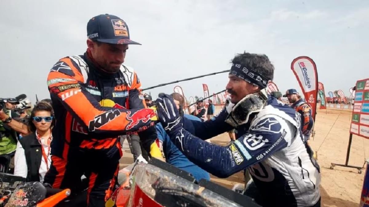 Skyler Howes y Kevin Benavides. Foto: Reuters