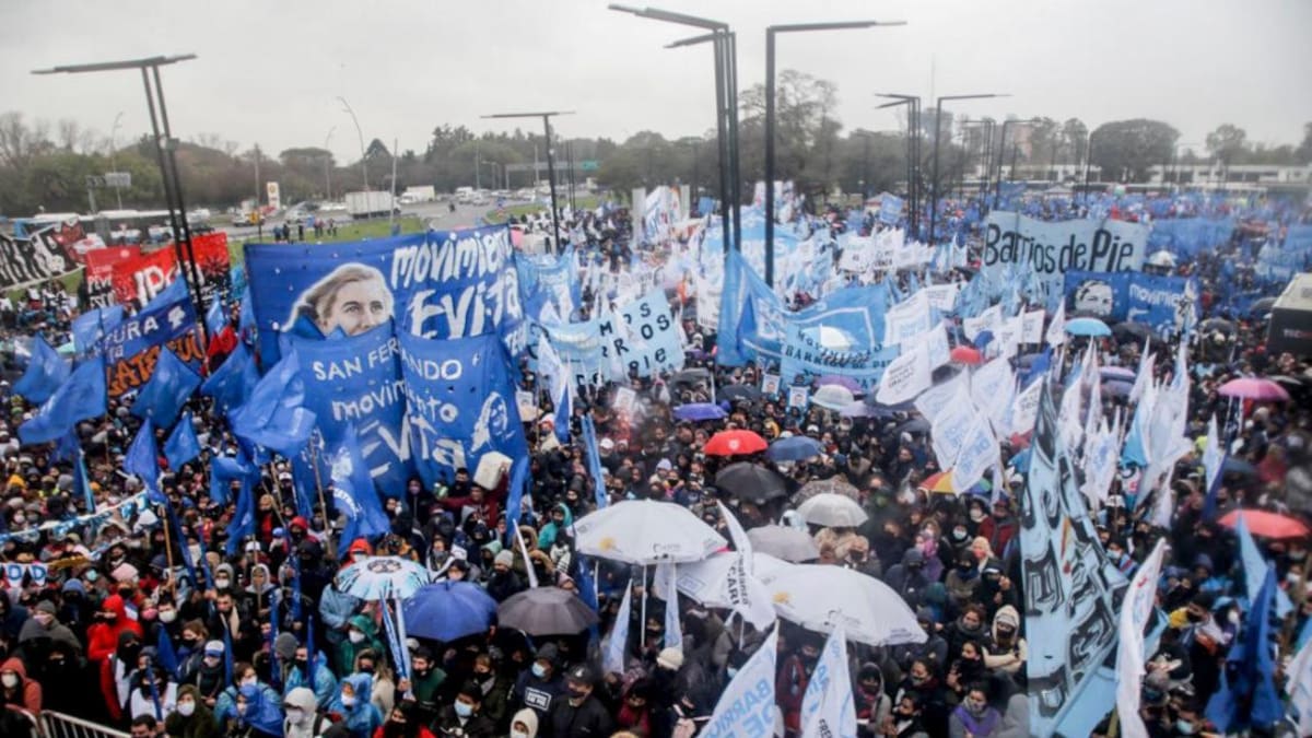 Movimiento Evita, marcha