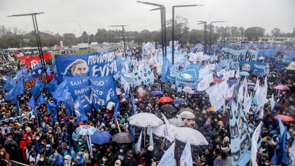 Movimiento Evita, marcha