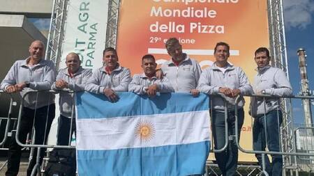 Participantes argentinos en el Mundial Pizza, foto prensa Apyce