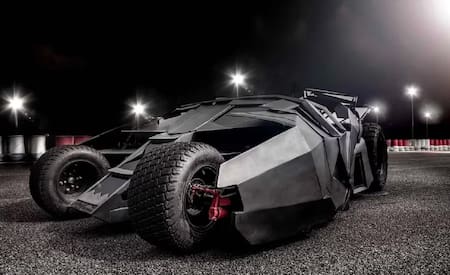 Réplica del Batimóvil Tumbler. Foto: Gentileza Vandaryl.