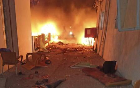 Guerra en Medio Oriente: un bombardeo en puertas de un hospital de Gaza causa cientos de muertos y heridos. EFE