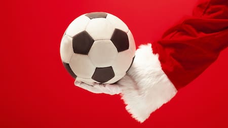 Fútbol y Navidad. Foto: Freepik
