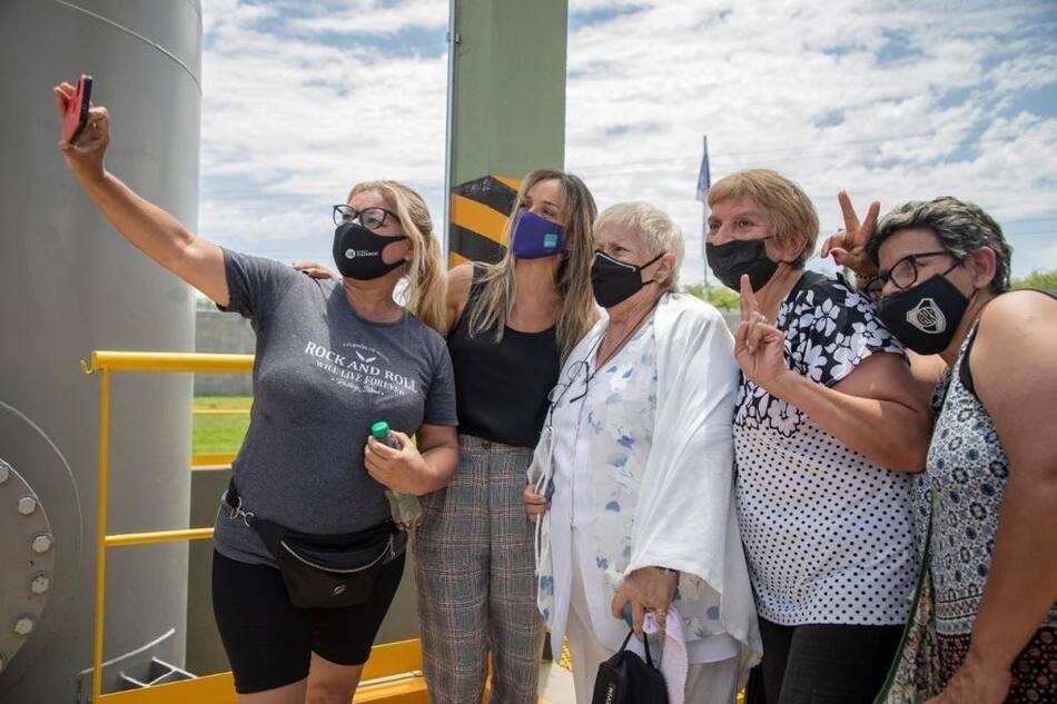 Malena Galmarini, Gabriel Katopodis y Alberto Descalzo inauguraron una Estación de Bombeo Cloacal