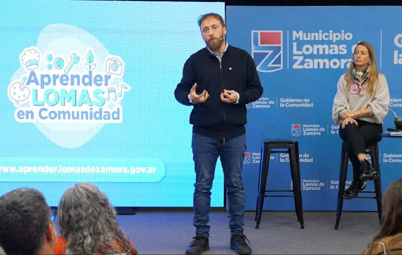 Federico Otermín presentó Aprender Lomas, una plataforma de capacitación en oficios con salida laboral