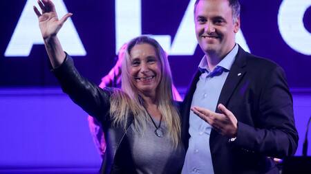 Karina Milei y Manuel Adorni