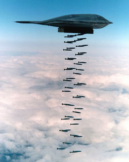 El B-2 Spirit es un bombardero estratégico de largo alcance. Foto: Wikipedia.