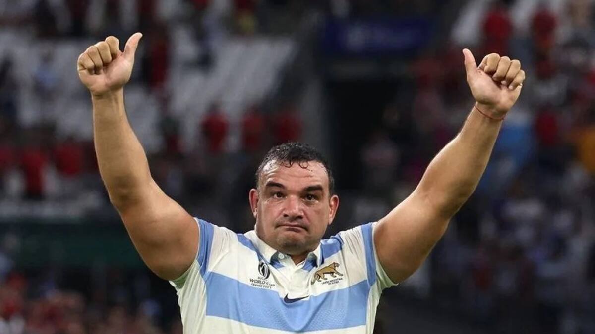 Agustín Creevy en Los Pumas. Foto: NA.