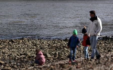 Contaminación en el río Támesis. Foto: EFE