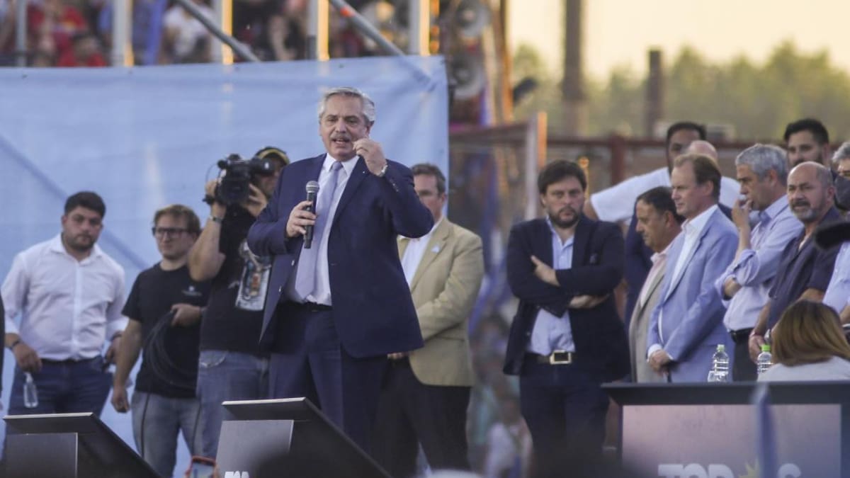 Alberto Fernández en acto homenaje por la muerte de Néstor Kirchner, AGENCIA NA
