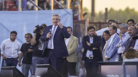 Alberto Fernández en acto homenaje por la muerte de Néstor Kirchner, AGENCIA NA