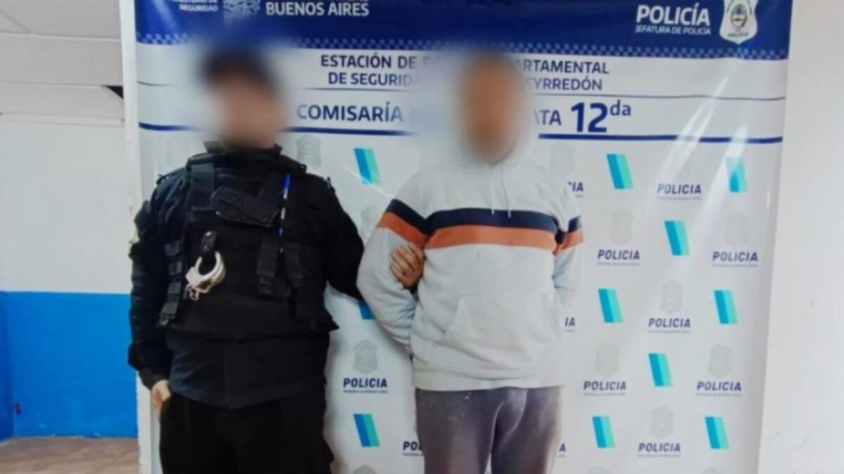 El hombre quedó aprehendido. Foto: NA.