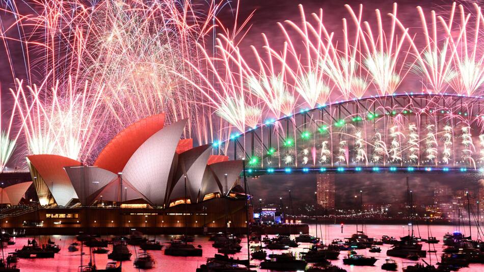 Año Nuevo en Australia. Foto: Reuters.