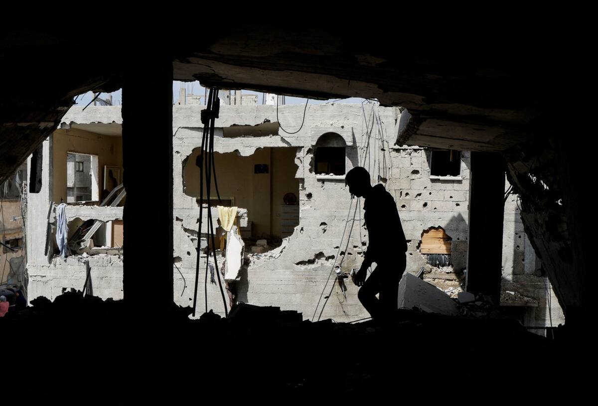 Las ruinas de la Franja de Gaza. Foto: Reuters/Hatem Khaled.