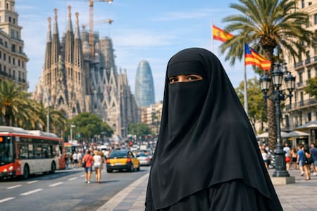 Uso del nicab en España.