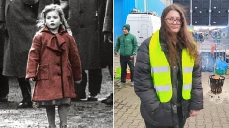 La niña del abrigo rojo de “La lista de Schindler” ayuda a los refugiados ucranianos