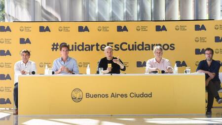 Conferencia de prensa de Horacio Rodríguez Larreta por coronavirus