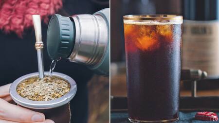 Mate y fernet, bebidas clásicas en el país