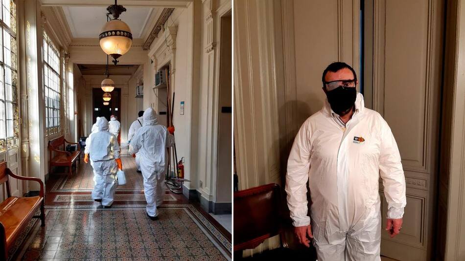 Desinfección en el Congreso tras caso positivo de coronavirus