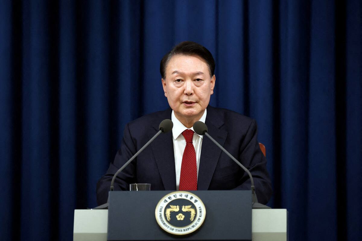 Yoon Suk-yeol, presidente de Corea del Sur. Foto: REUTERS.