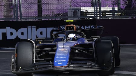 Franco Colapinto en el Gran Premio de Azerbaiyán de la Fórmula 1. Foto: Reuters.