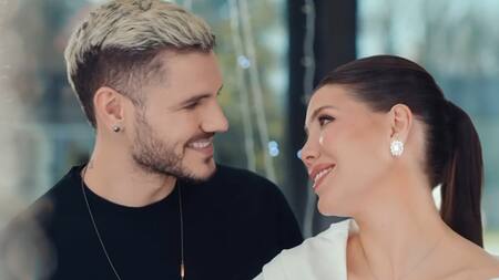 Mauro Icardi y Wanda Nara hicieron un romántico video por San Valentín. Foto: captura video.
