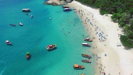 La isla de Campeche. Fuente: Turismo Florianópolis