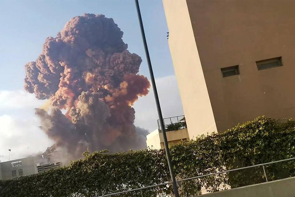 Explosión gigantesca en el Líbano, Beirut, REUTERS