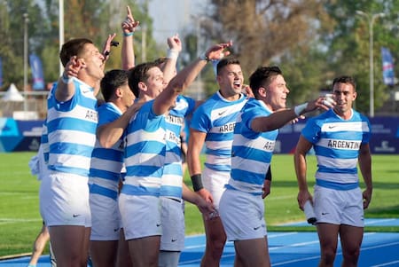 Los Pumas 7s. Foto: NA.