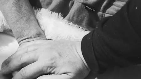 La primera foto de Lizy Tagliani y su familia. Fuente: Instagram