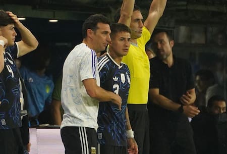 Gabriel Rojas en la Selección argentina.