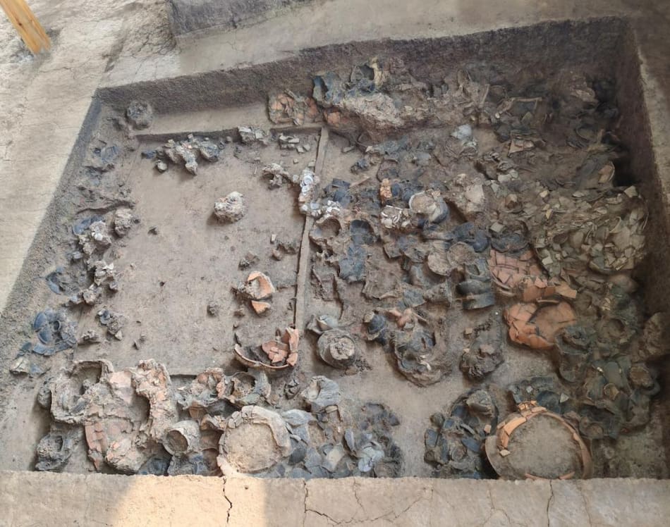 Descubren en China una tumba de 5.000 años. Foto: X / @PDChina.
