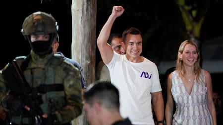 Triunfo electoral de Daniel Noboa en Ecuador. Foto: Reuters.