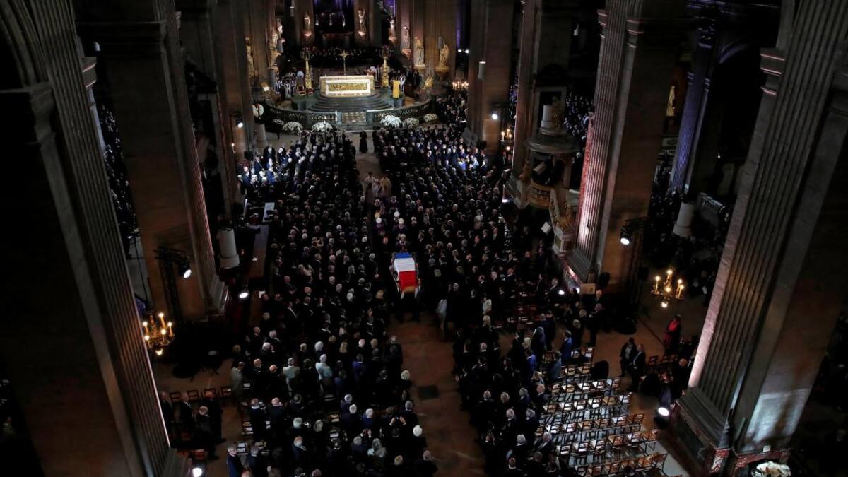 Último adiós a Jacques Chirac, ex presidente francés, REUTERS