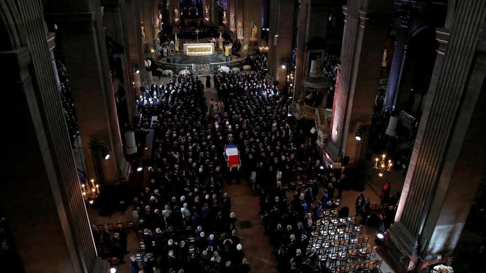 Último adiós a Jacques Chirac, ex presidente francés, REUTERS