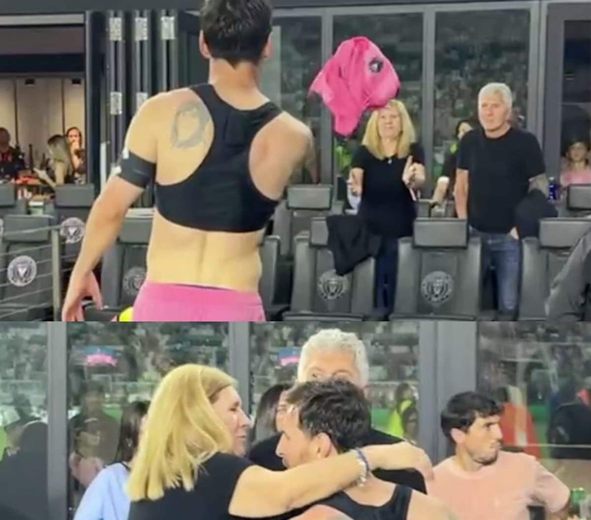 Última aparición de Jorge Messi de manera pública
