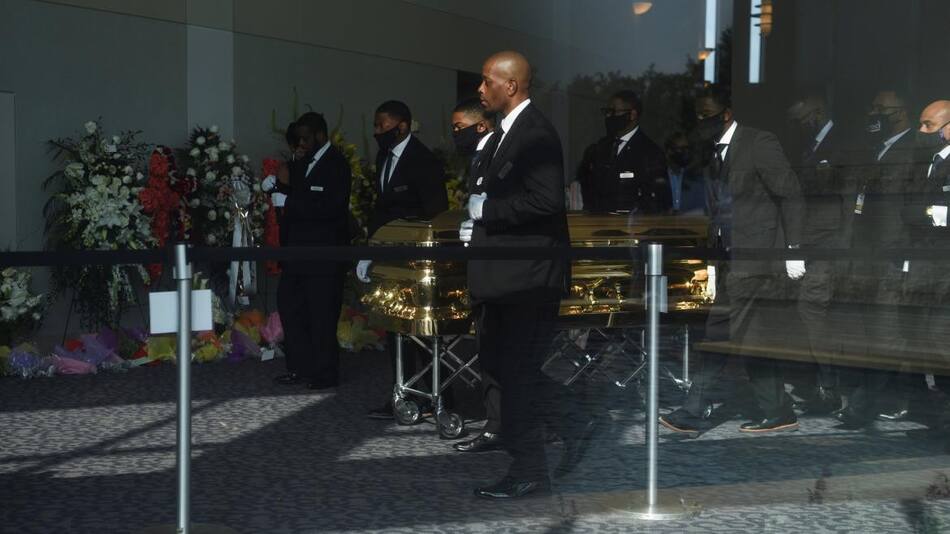 Velorio de George Floyd, afroamericano asesinado, REUTERS