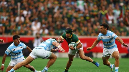 Rugby Championship, Sudáfrica vs. Los Pumas. Foto: REUTERS.