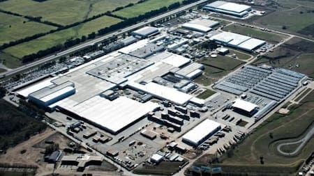 Predio Toyota en Zárate, provincia de Buenos Aires, foto Toyota