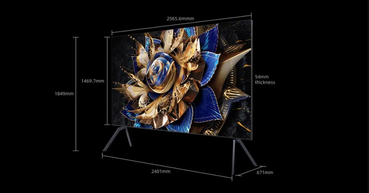 Televisor TCL QM891G. Foto: Tienda TCL.