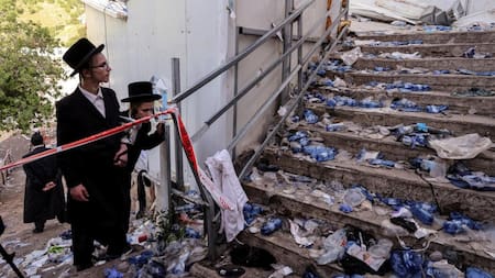 Estampida fatal en Israel, REUTERS