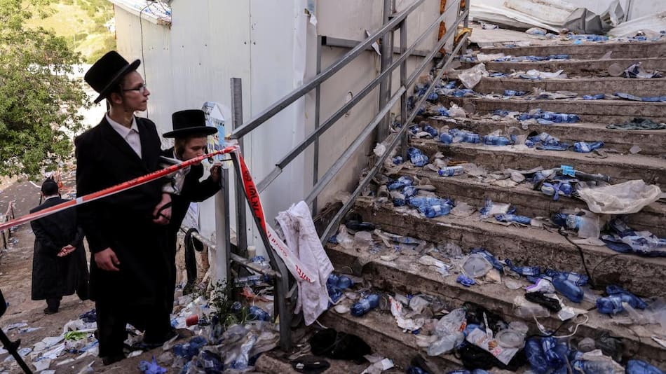 Estampida fatal en Israel, REUTERS