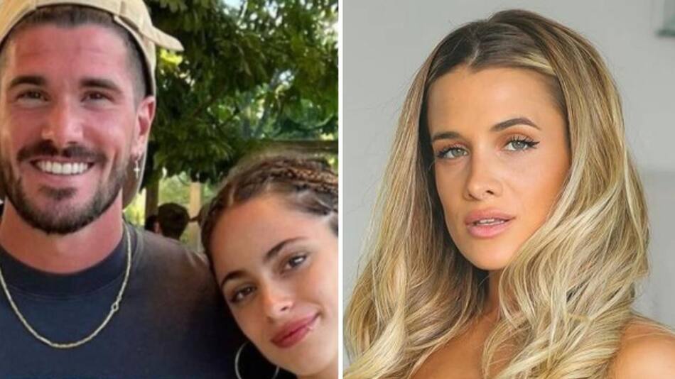 Rodrigo De Paul y Tini Stoessel y Camila Homs. Foto: redes sociales.