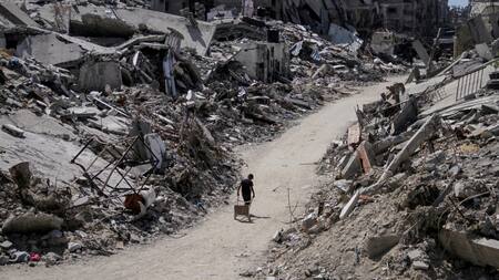 Destrozos en Gaza por ataques de Israel. Foto: Reuters.