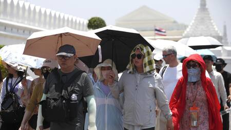 Ola de calor extrema en Filipinas. Foto: EFE.