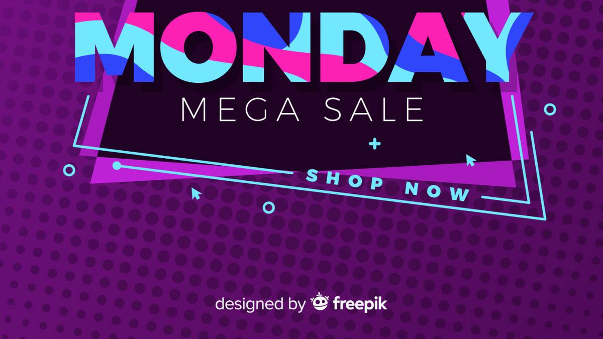 Cyber Monday. Foto: Freepik.