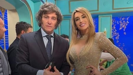 Javier Milei y Fátima Florez. Foto: NA.