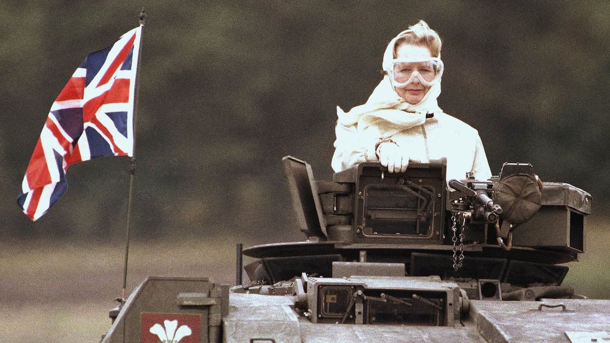 Margaret Thatcher, la "Dama de Hierro"