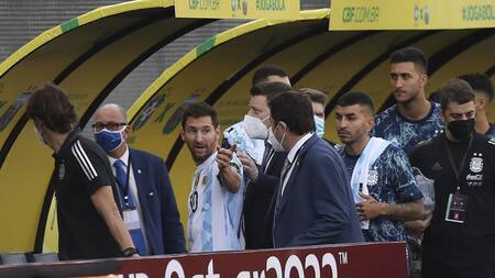 Selección Argentina vs. Selección de Brasil, Messi, suspensión, Reuters