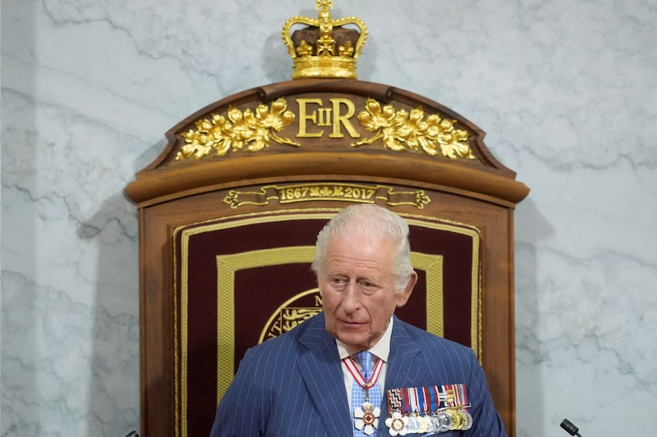 Visita del Rey Carlos III de Reino Unido a Canadá. Foto: REUTERS.